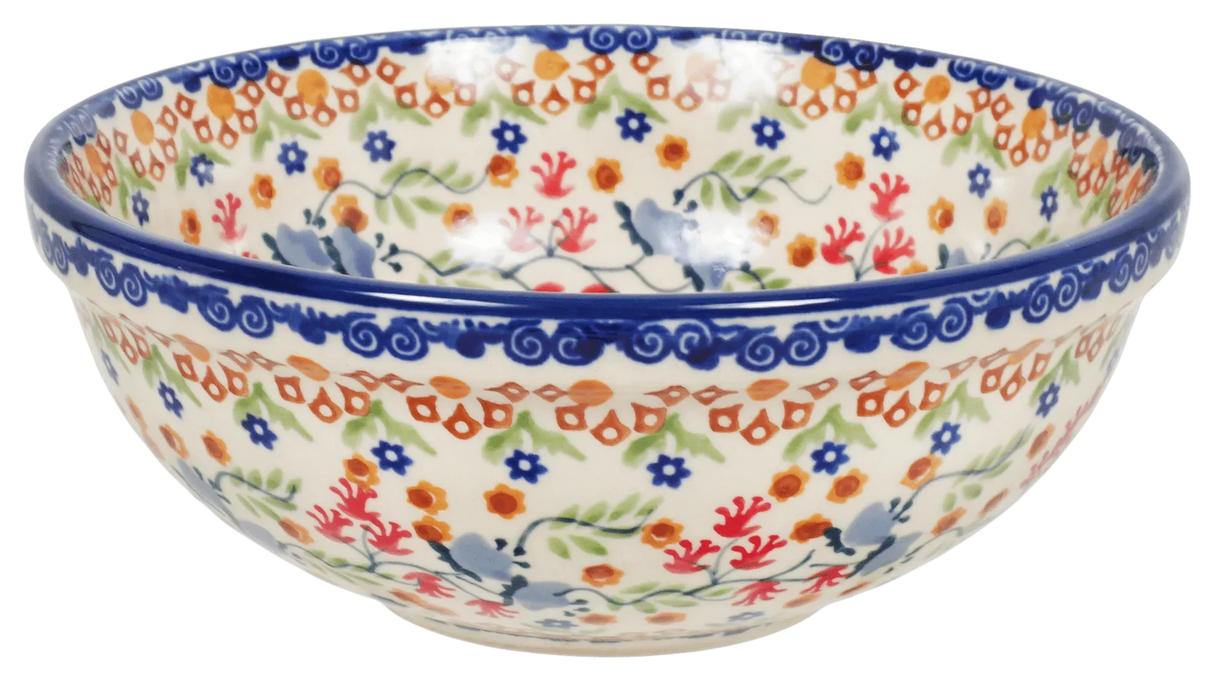 Bowl, Round, 6" in "Wildflower Delight" by Manufaktura | M089S-P273