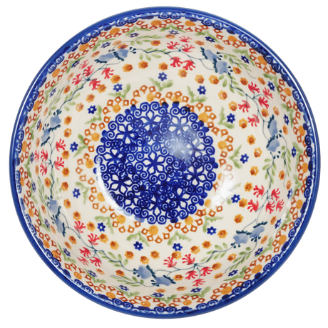 Bowl, Round, 6" in "Wildflower Delight" by Manufaktura | M089S-P273