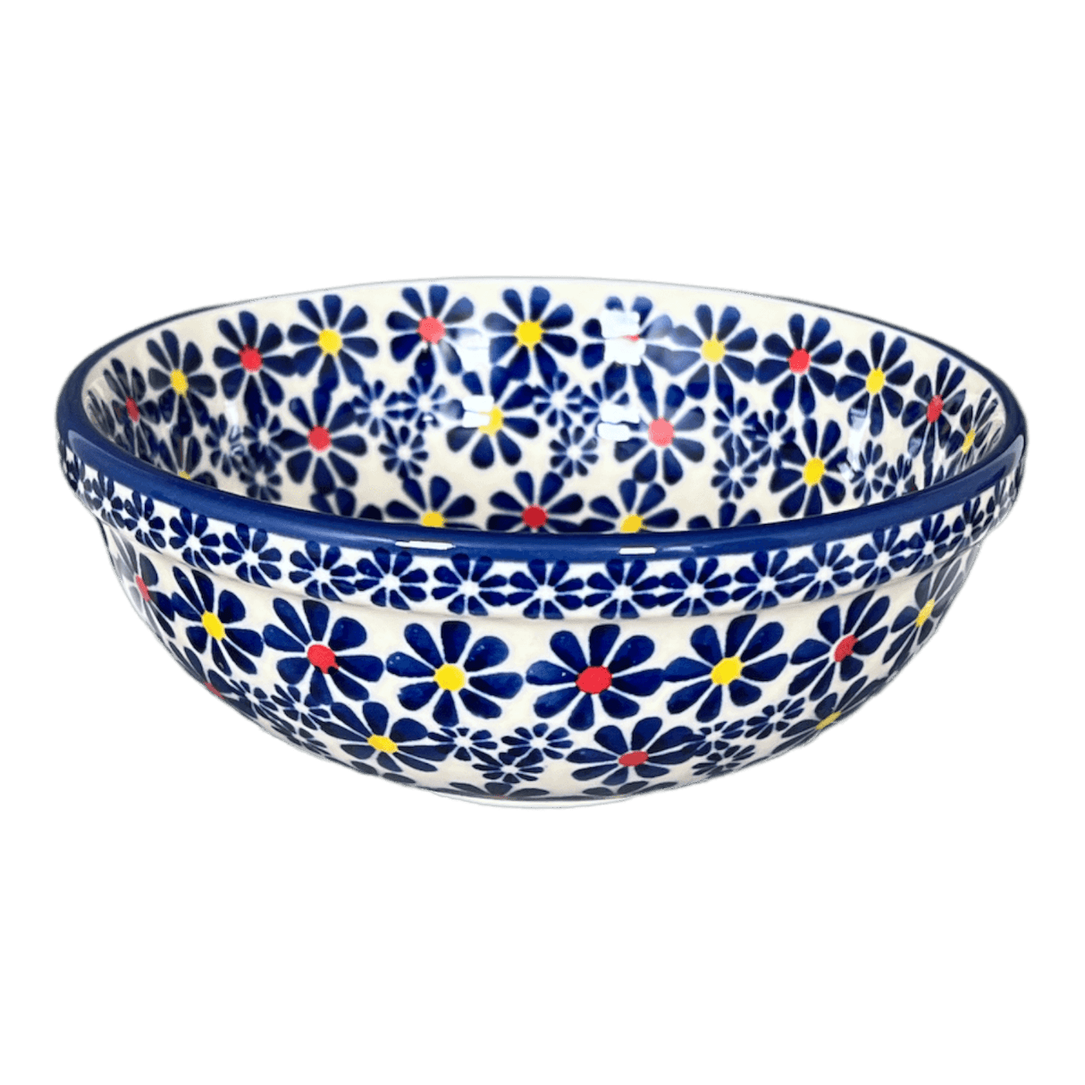 Bowl, Round, 6" in "Field of Daisies" by Manufaktura | M089S-S001