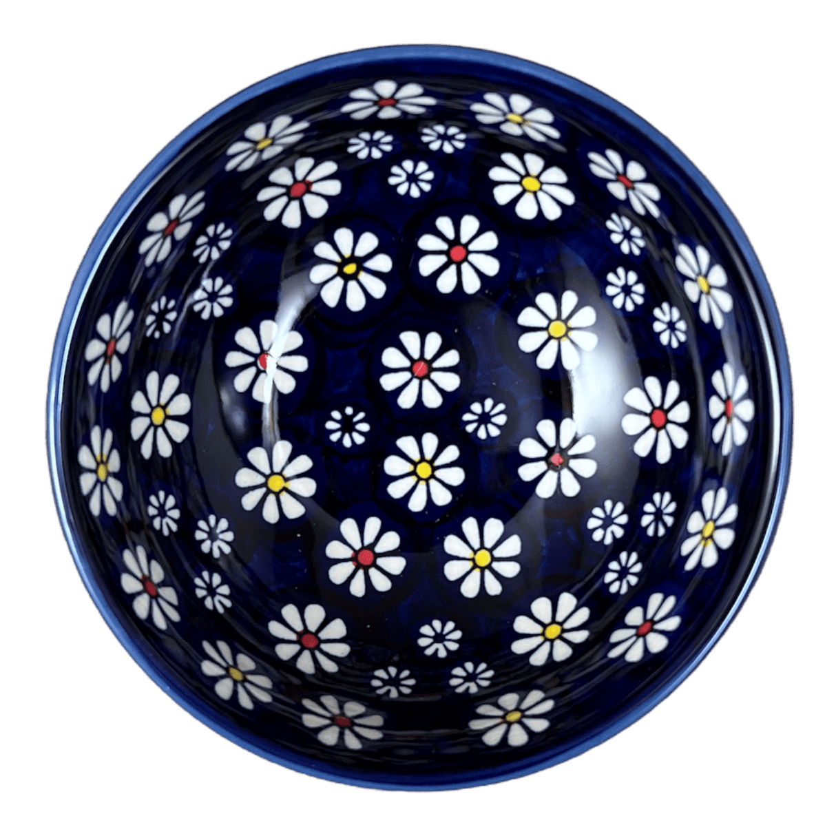 Bowl, Round, 6" in "Midnight Daisies" by Manufaktura | M089S-S002