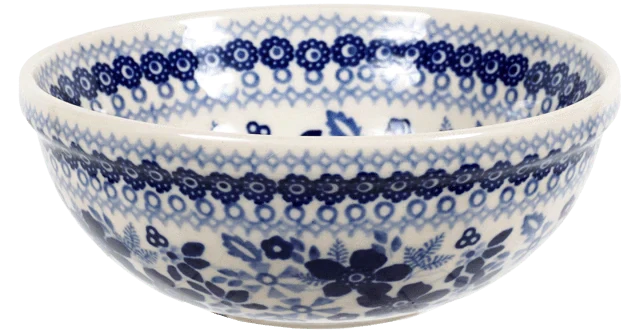 Bowl, Round, 6" in "Duet in Blue" by Manufaktura | M089S-SB01