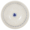 Polish Pottery 6" Bowl (Duet in White) | M089S-SB06 at PolishPotteryOutlet.com