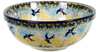Polish Pottery 6" Bowl (Soaring Swallows) | M089S-WK57 at PolishPotteryOutlet.com