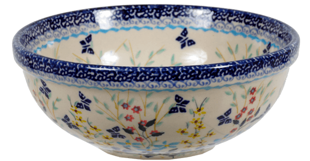 Bowl, Round, 6" in "Butterfly Bounty" by Manufaktura | M089S-WK76