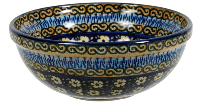 Bowl, Round, 6" in "Floral Formation" by Manufaktura | M089S-WKK
