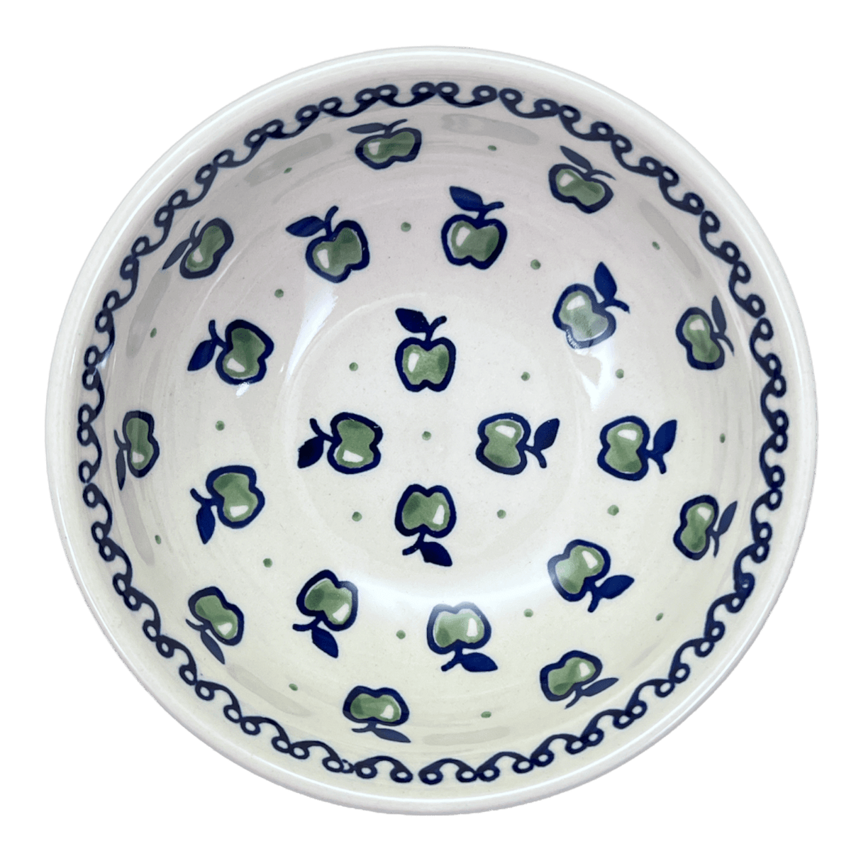 Bowl, Round, 6" in "Green Apple" by Manufaktura | M089T-15