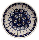 Bowl, Round, 6" in "Peacock in Line" by Manufaktura | M089T-54A