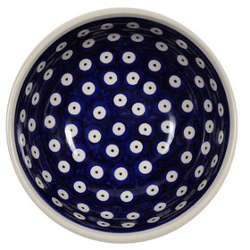 Polish Pottery 6" Bowl (Dot to Dot) | M089T-70A Additional Image at PolishPotteryOutlet.com