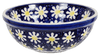 Polish Pottery Bowl, Round, 6" in "Mornin' Daisy" by Manufaktura | M089T-AM at PolishPotteryOutlet.com