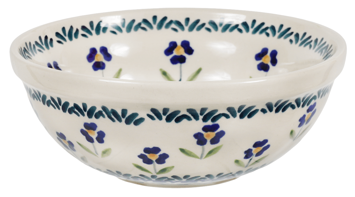 Bowl, Round, 6" in "Forget Me Not" by Manufaktura | M089T-ASS