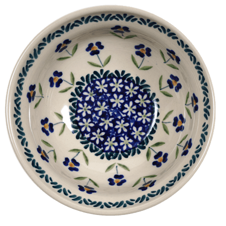 Bowl, Round, 6" in "Forget Me Not" by Manufaktura | M089T-ASS