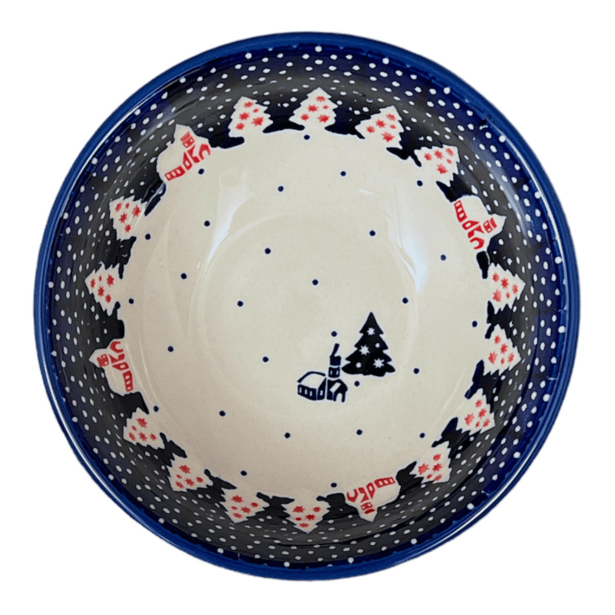 Bowl, Round, 6" in "Christmas Chapel" by Manufaktura | M089T-CHDK