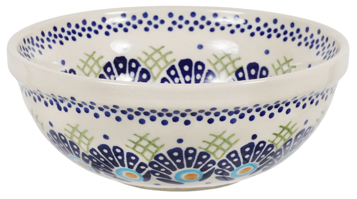 Bowl, Round, 6" in "Peacock's Pride" by Manufaktura | M089T-DPPP