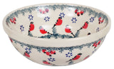 Bowl, Round, 6" in "Red Bird" by Manufaktura | M089T-GILE