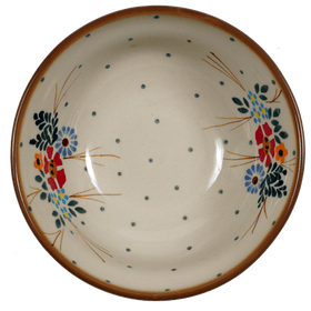 Polish Pottery 6" Bowl (Country Pride) | M089T-GM13 Additional Image at PolishPotteryOutlet.com
