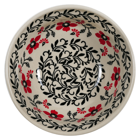 Bowl, Round, 6" in "Scarlet Garden" by Manufaktura | M089T-KK01