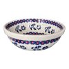 Polish Pottery 6" Bowl (Swedish Flower) | M089T-KLK at PolishPotteryOutlet.com