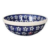 A picture of a Polish Pottery 6" Bowl (Lone Star) | M089T-LG01 as shown at PolishPotteryOutlet.com/products/6-bowl-lone-star-m089t-lg01