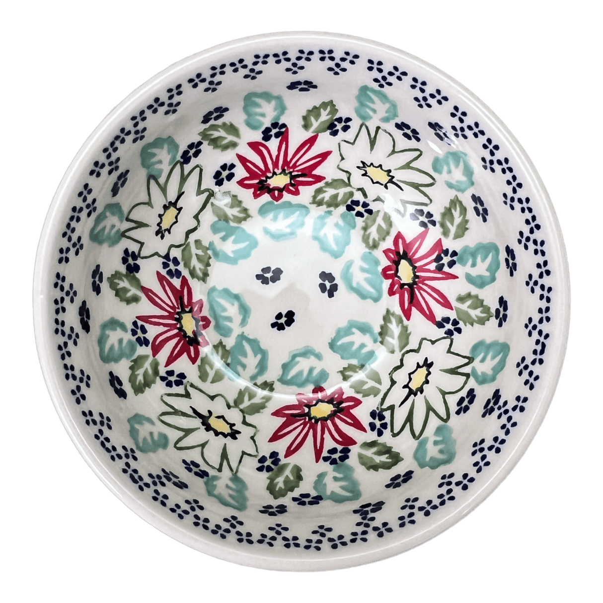 Bowl, Round, 6" in "Daisy Crown" by Manufaktura | M089T-MC20