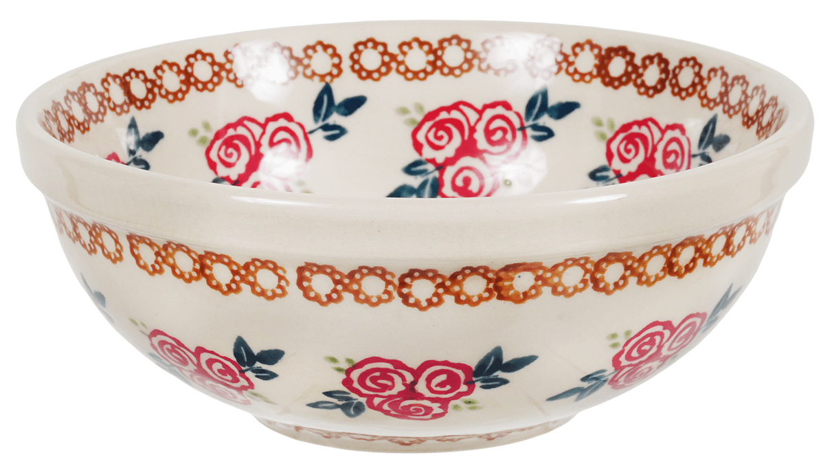 Bowl, Round, 6" in "Parade of Roses" by Manufaktura | M089T-MCR1