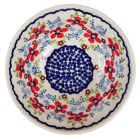 Bowl, Round, 6" in "Summer Bouquet" by Manufaktura | M089T-MM01