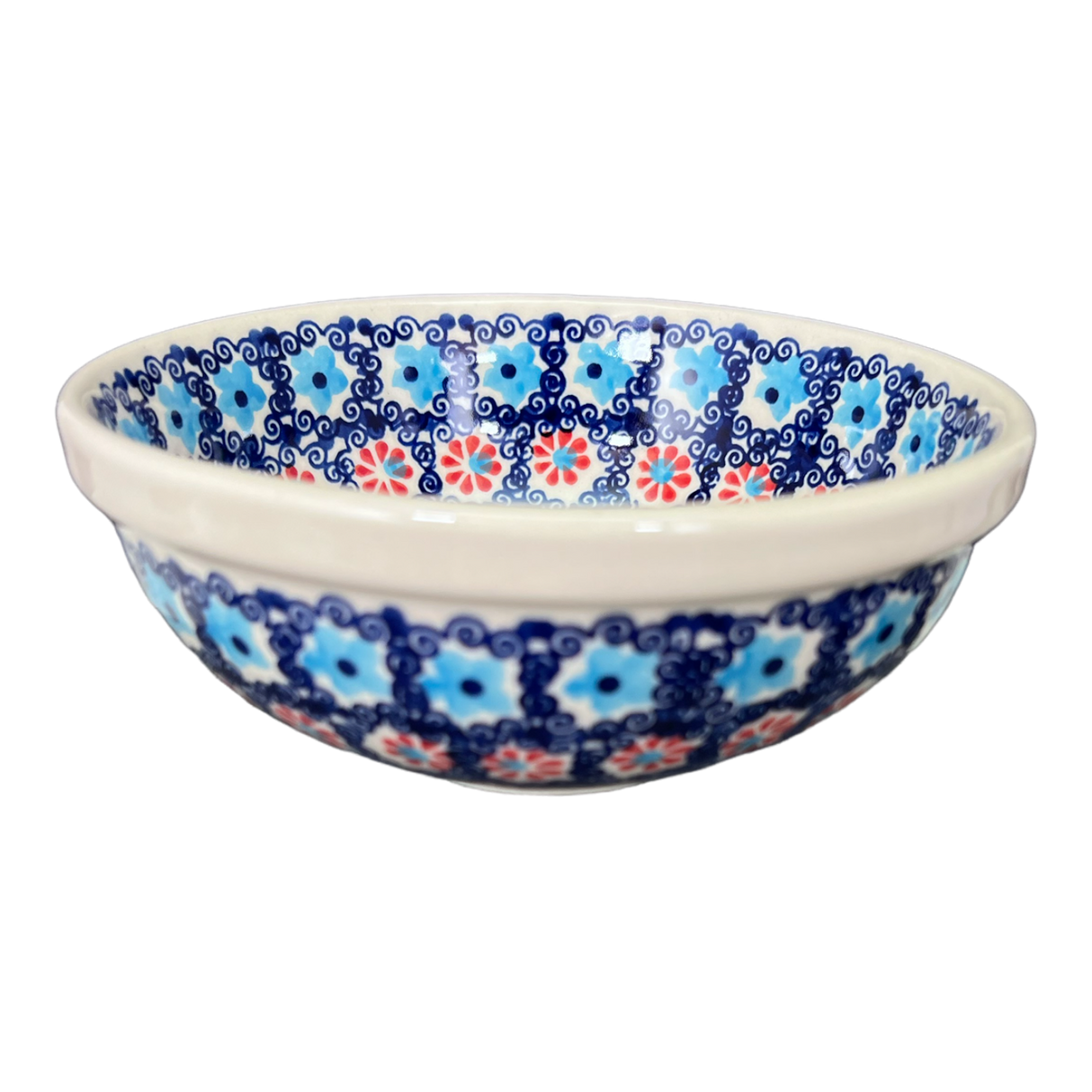 Bowl, Round, 6" in "Daisy Circle" by Manufaktura | M089T-MS01