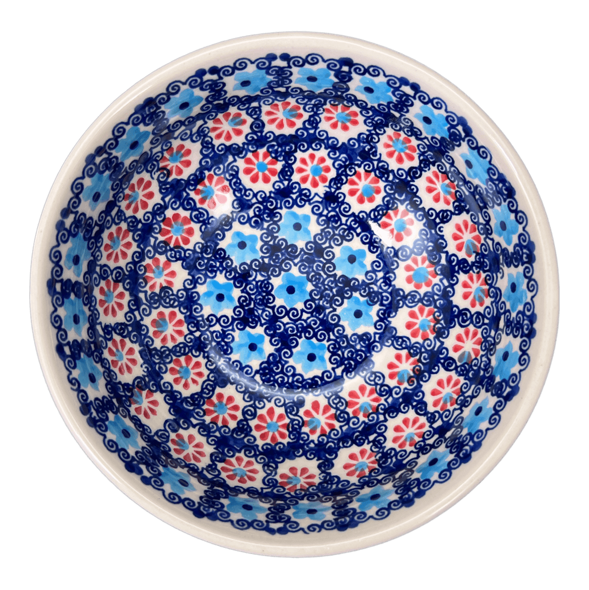 Bowl, Round, 6" in "Daisy Circle" by Manufaktura | M089T-MS01