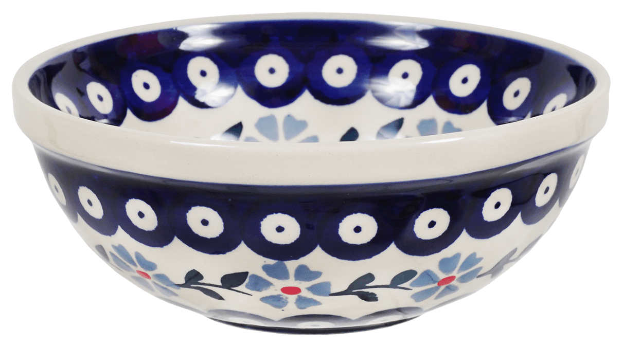 Bowl, Round, 6" in "Periwinkle Chain" by Manufaktura | M089T-P213