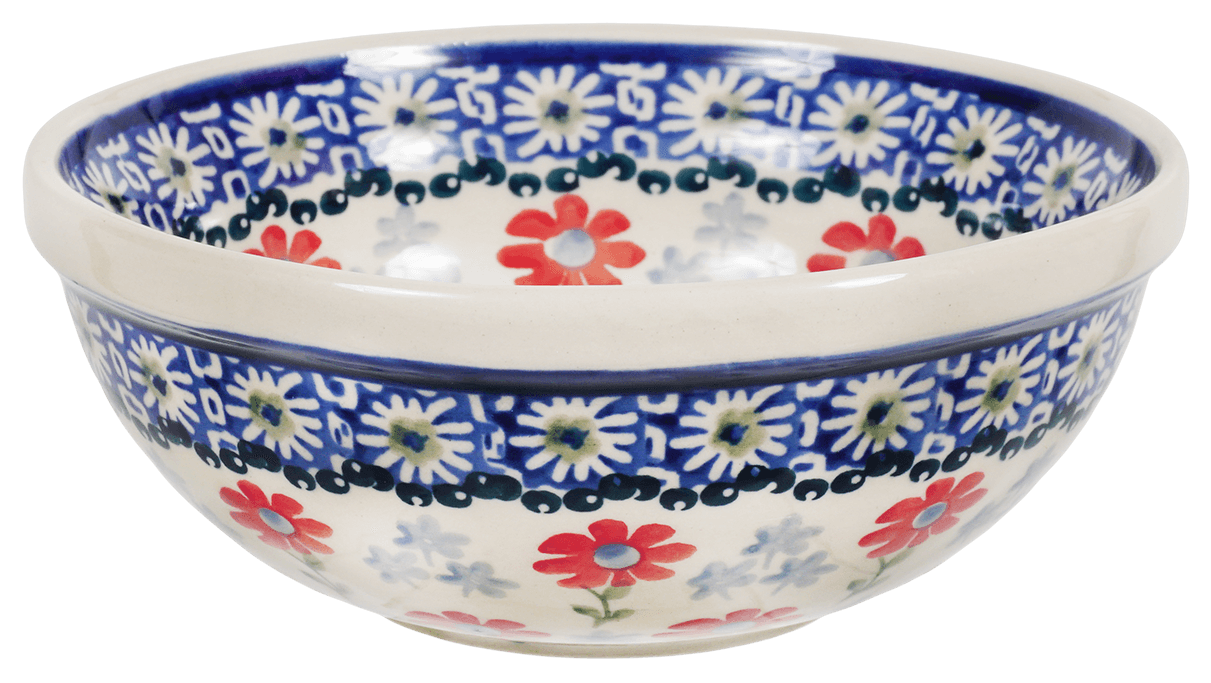 Bowl, Round, 6" in "Summer Blossoms" by Manufaktura | M089T-P232