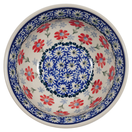 Bowl, Round, 6" in "Summer Blossoms" by Manufaktura | M089T-P232