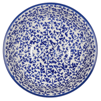A picture of a Polish Pottery 6" Bowl (Blue Thicket) | M089T-P364 as shown at PolishPotteryOutlet.com/products/6-bowls-blue-thicket