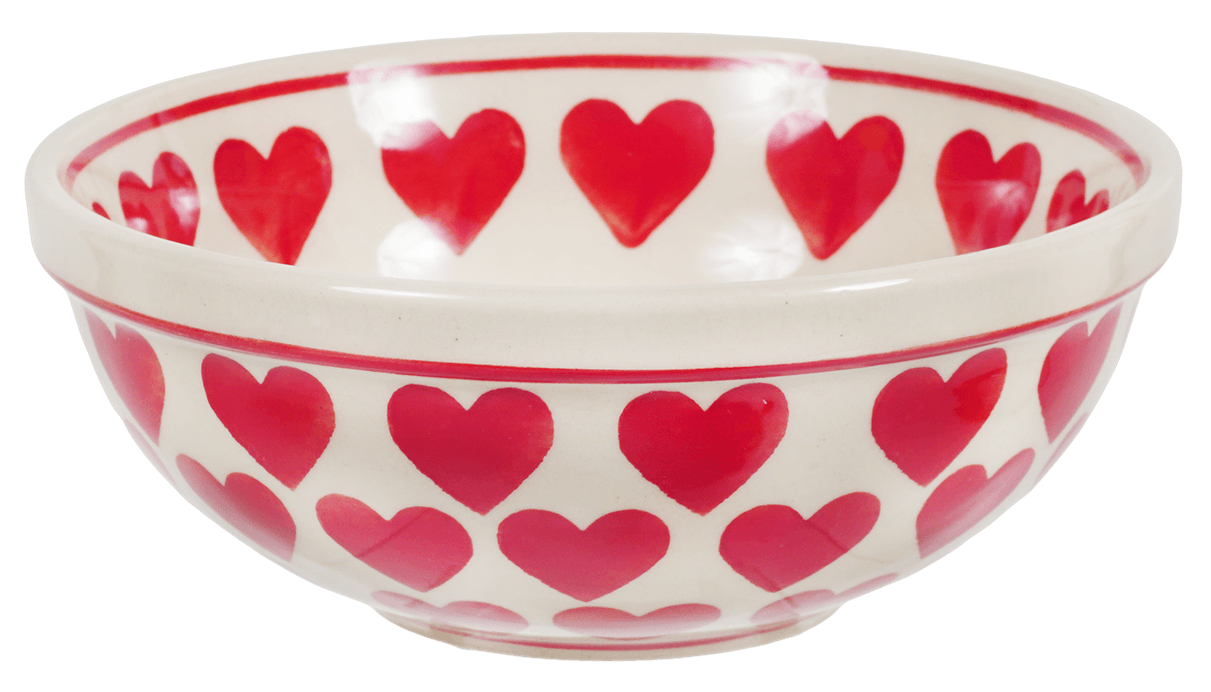 Bowl, Round, 6" in "Whole Hearted Red" by Manufaktura | M089T-SEDC