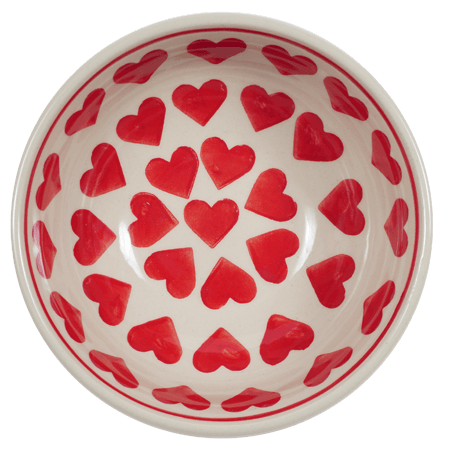 Bowl, Round, 6" in "Whole Hearted Red" by Manufaktura | M089T-SEDC