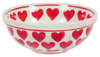 Polish Pottery Bowl, Round, 6" in "Whole Hearted Red" by Manufaktura | M089T-SEDC at PolishPotteryOutlet.com