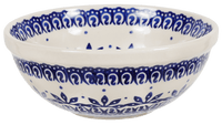 A picture of a Polish Pottery 6" Bowl (Swan Lake) | M089T-WA as shown at PolishPotteryOutlet.com/products/6-bowls-swan-lake