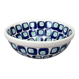 Bowl, Round, 6" in "Blue Retro" by Manufaktura | M089U-602A