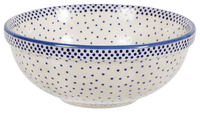 A picture of a Polish Pottery 6" Bowl (Misty Blue) | M089U-61A as shown at PolishPotteryOutlet.com/products/6-bowls-misty-blue