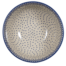 Polish Pottery 6" Bowl (Misty Blue) | M089U-61A Additional Image at PolishPotteryOutlet.com