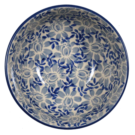 Bowl, Round, 6" in "English Blue" by Manufaktura | M089U-AS53