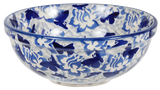 Bowl, Round, 6" in "Dusty Blue Butterflies" by Manufaktura | M089U-AS56