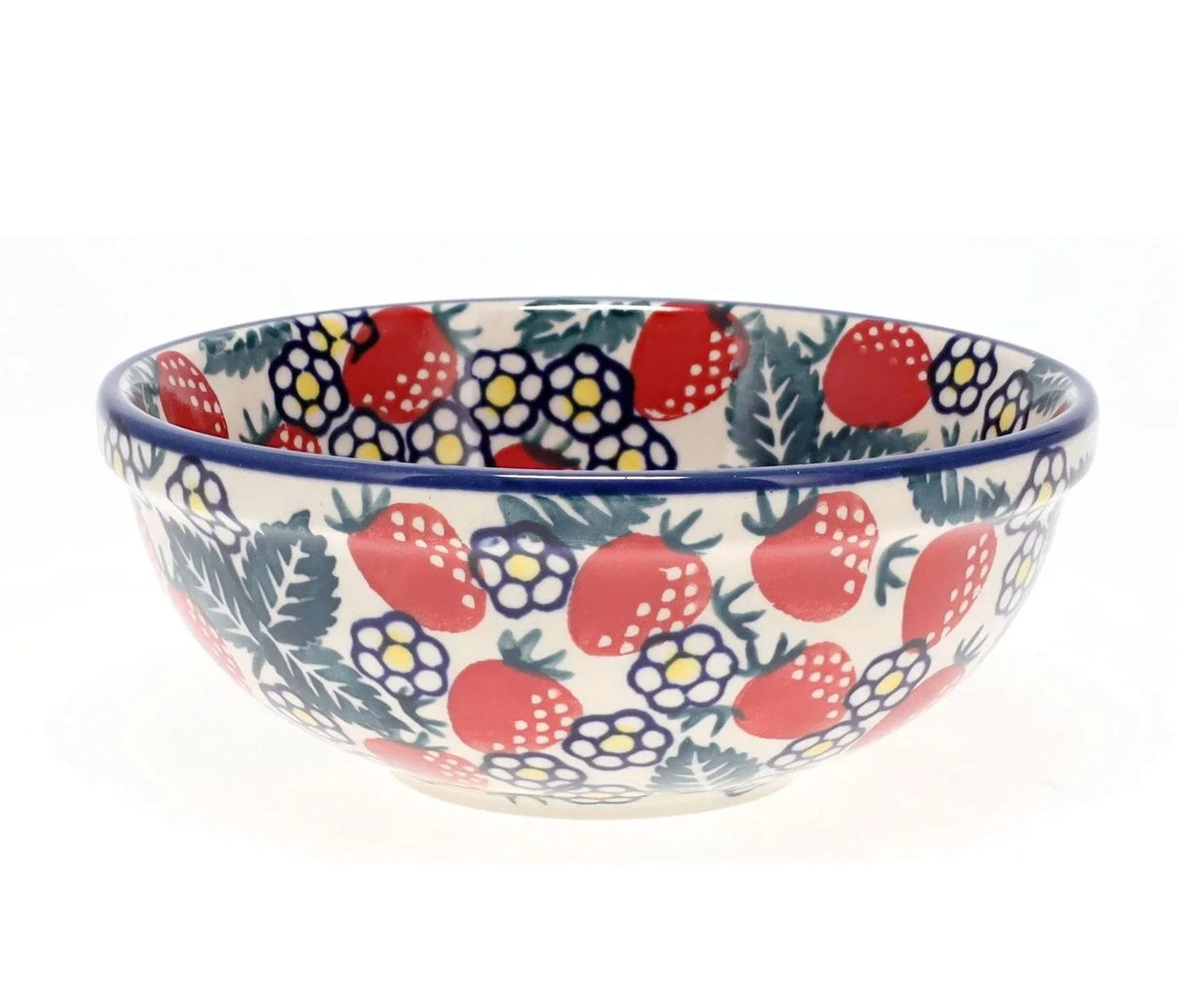 Bowl, Round, 6" in "Strawberry Fields" by Manufaktura | M089U-AS59