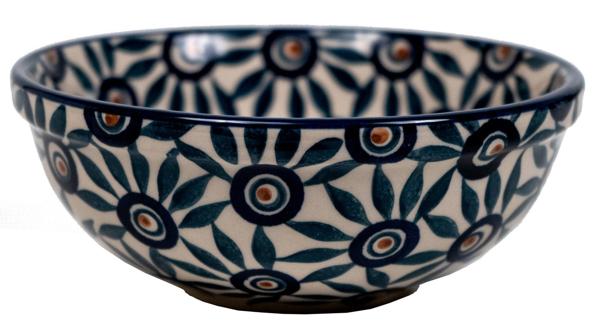 Bowl, Round, 6" in "Peacock Parade" by Manufaktura | M089U-AS60