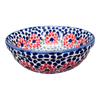 Polish Pottery 6" Bowl (Falling Petals) | M089U-AS72 at PolishPotteryOutlet.com