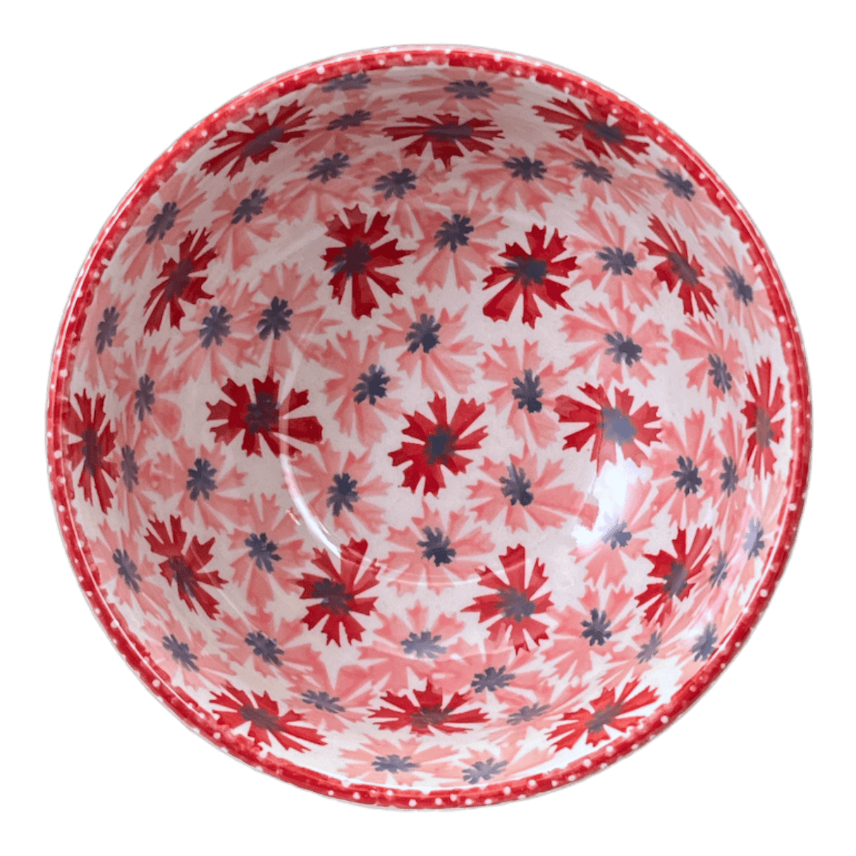 Bowl, Round, 6" in "Scarlet Daisy" by Manufaktura | M089U-AS73