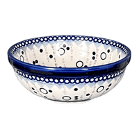 A picture of a Polish Pottery 6" Bowl (Bubble Blast) | M089U-IZ23 as shown at PolishPotteryOutlet.com/products/6-bowl-bubble-blast-m089u-iz23