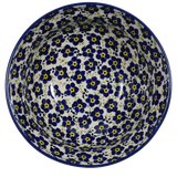 Bowl, Round, 6" in "Floral Revival Blue" by Manufaktura | M089U-MKOB