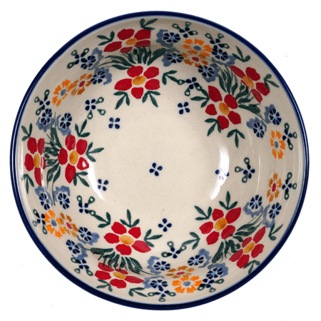 Bowl, Round, 6" in "Fresh Flowers" by Manufaktura | M089U-MS02