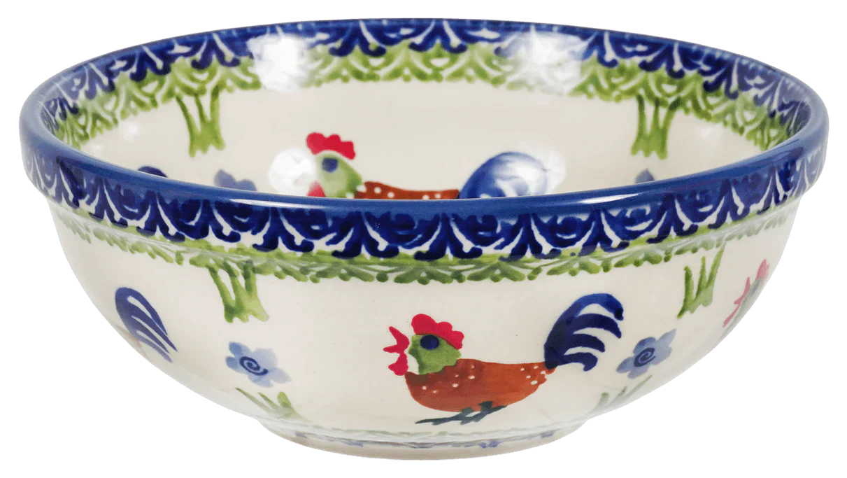 Bowl, Round, 6" in "Chicken Dance" by Manufaktura | M089U-P320