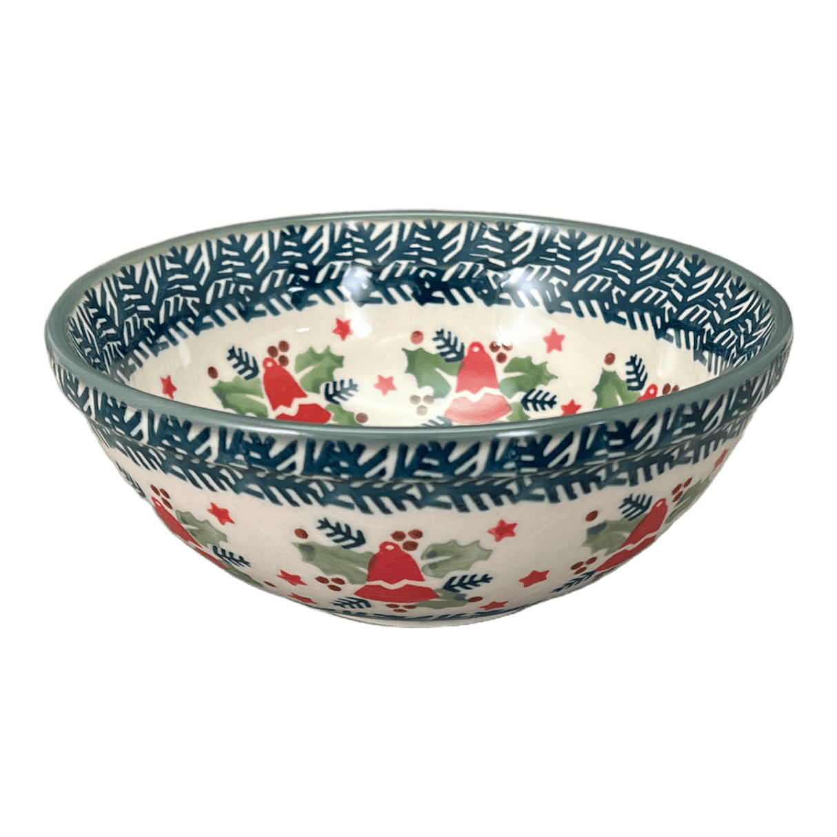 Bowl, Round, 6" in "Evergreen Bells" by Manufaktura | M089U-PZDG