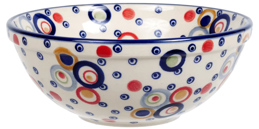 Bowl, Round, 6.75" in "Bubble Machine" by Manufaktura | M090M-AS38